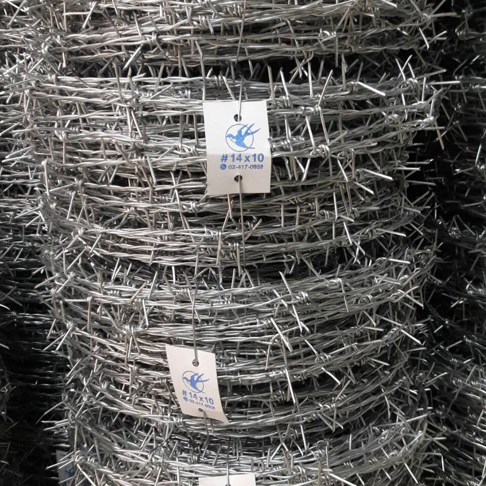 ลวดหนาม เบอร์ 14 หนัก 10 กิโลกรัม ภาพ 2
