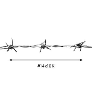 ลวดหนาม เบอร์ 14 หนัก 10 กิโลกรัม ภาพ 3