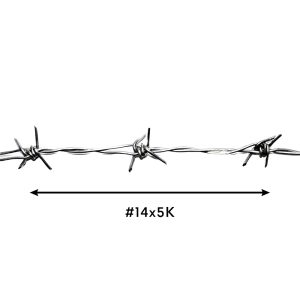 ลวดหนาม เบอร์ 14 หนัก 5 กิโลกรัม ภาพ 3