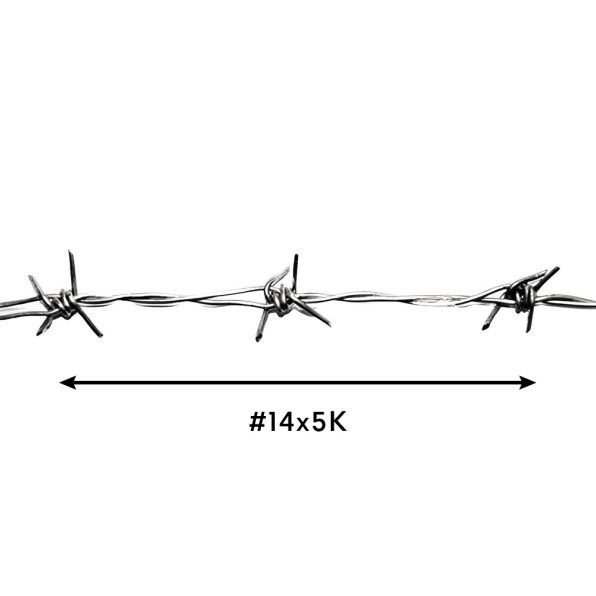 ลวดหนาม เบอร์ 14 หนัก 5 กิโลกรัม ภาพ 3