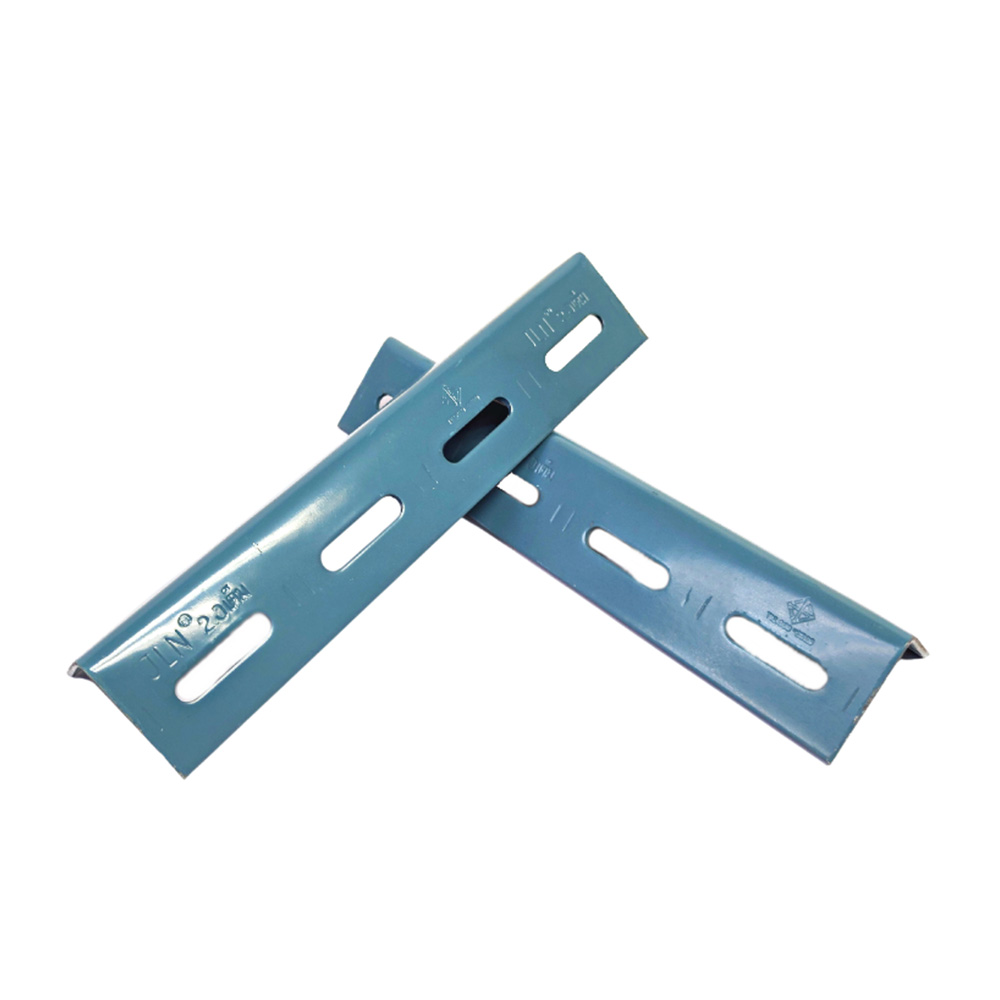 เหล็กฉากเจาะรูหน้าเท่า PK สีเทา ขนาด 1.50 x 1.50 นิ้ว หนา 2.00 มม. มอก. ภาพ 2