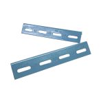 เหล็กฉากเจาะรูหน้าเท่า PK สีเทา ขนาด 1.50 x 1.50 นิ้ว หนา 1.80 มม.