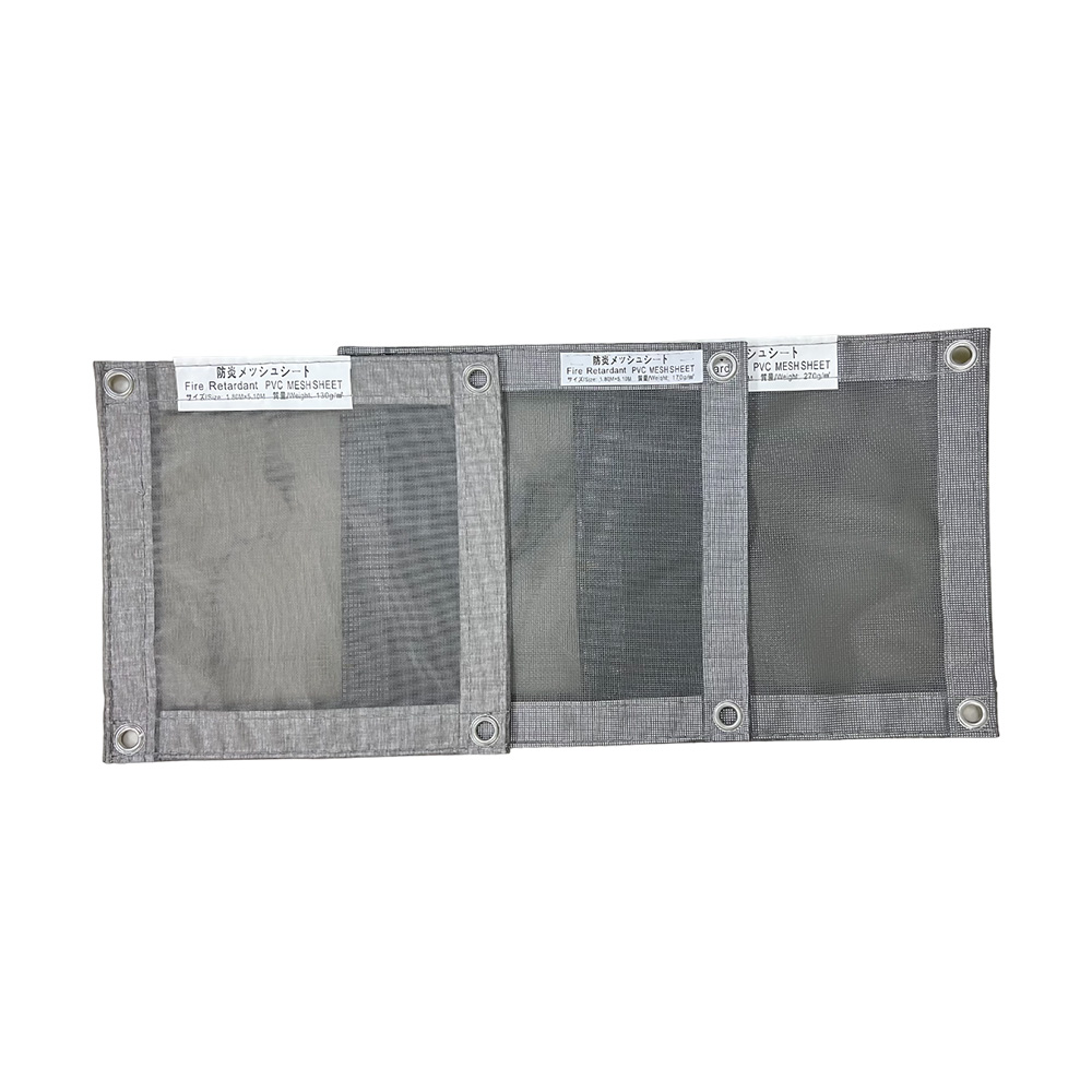 ผ้าใบก่อสร้าง 270 กรัม สีเทา ภาพ 2