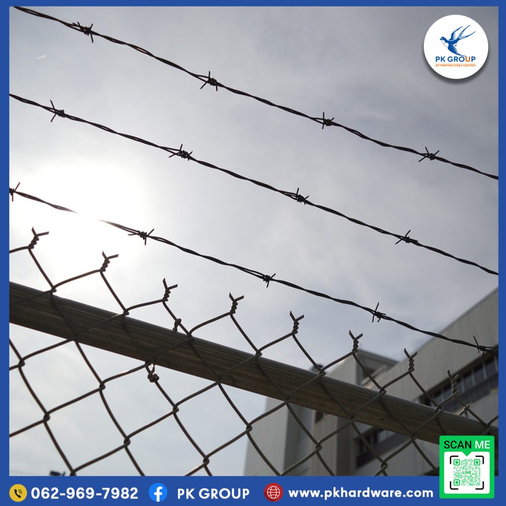ลวดหนามล้อมรั้ว