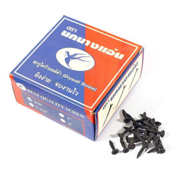 เกลียวปล่อยยิงฝ้า สกรูไดร์วอลล์ ขนาด3/4นิ้ว