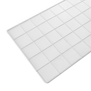 ตะแกรงเหล็กแขวนสินค้า 20x100 ซม. สีขาว รูป4