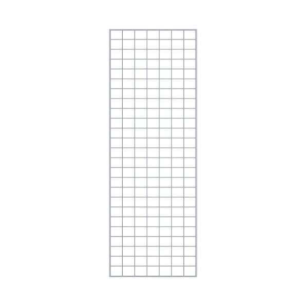 ตะแกรงเหล็กแขวนสินค้า 30x100 ซม. สีขาว