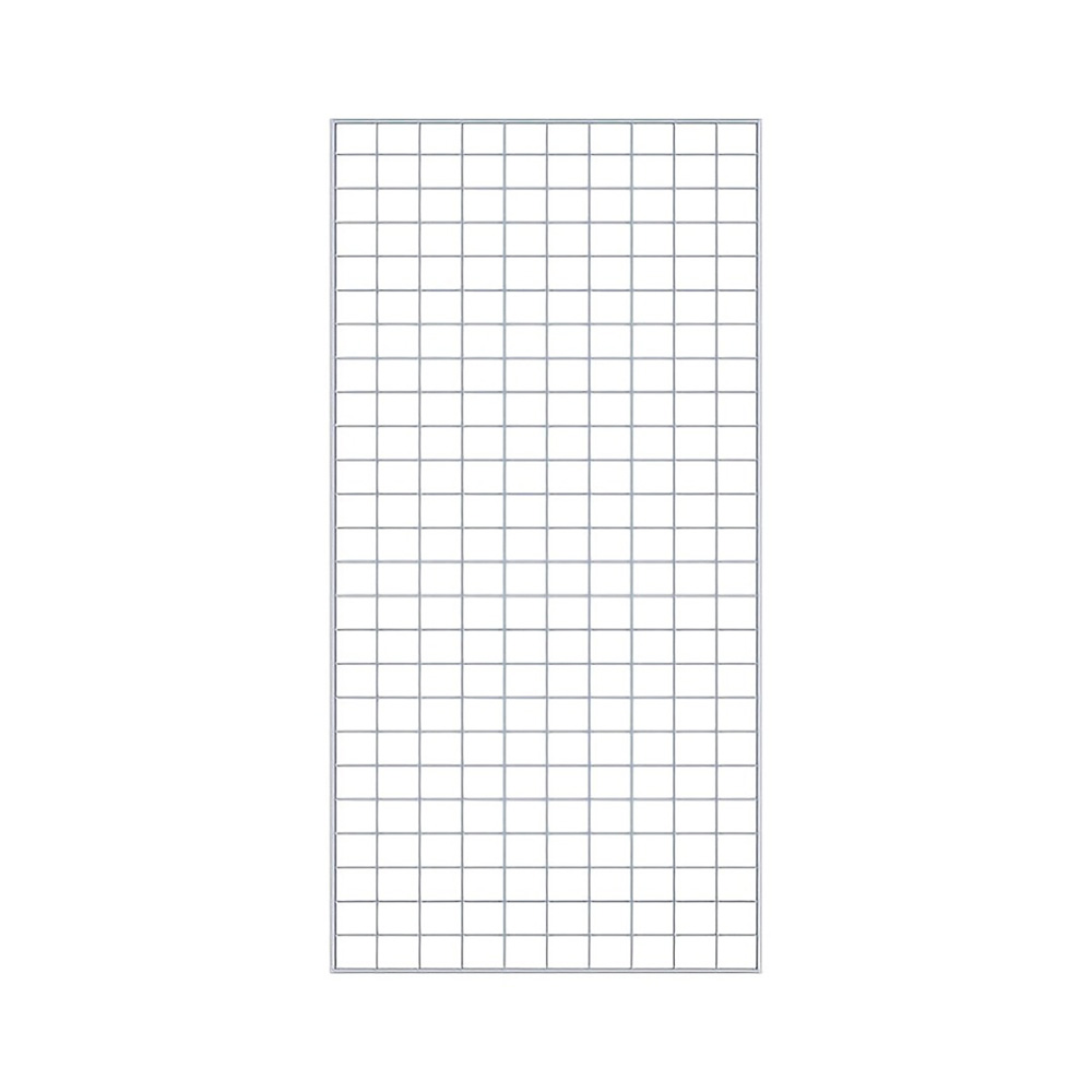 ตะแกรงเหล็กแขวนสินค้า 50x100 ซม. สีขาว