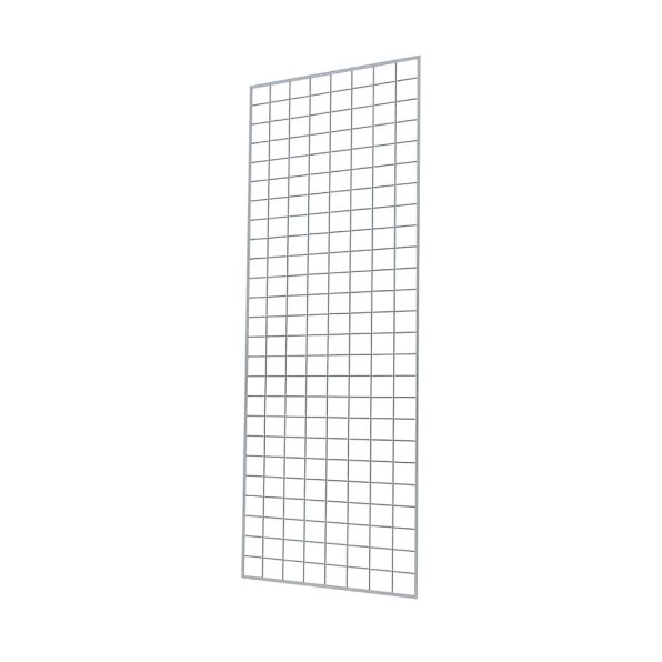 ตะแกรงเหล็กแขวนสินค้า 50x100 ซม. สีขาว รูป3