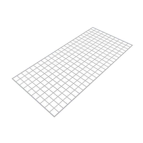 ตะแกรงเหล็กแขวนสินค้า 50x100 ซม. สีขาว รูป4