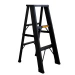 บันไดอลูมิเนียม 3 ขั้น NEWCON ขึ้น 1 ทาง รุ่นสีดำ