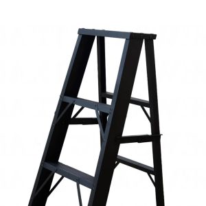 บันไดอลูมิเนียม NEWCON ขึ้น 1 ทาง รุ่นสีดำ รูป2