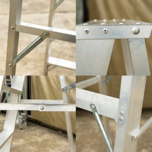 บันไดอลูมิเนียม ทรงA 4 ขั้น NEWCON ขึ้น 1 ทาง รูป3