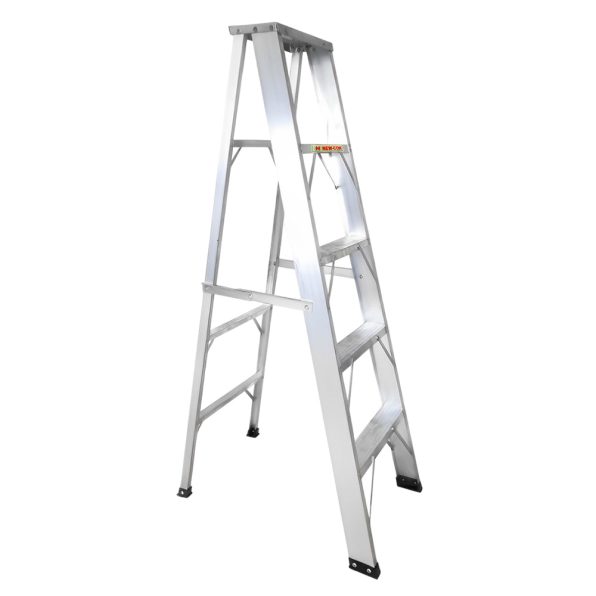 บันไดอลูมิเนียม ทรงA 5 ขั้น NEWCON ขึ้น 1 ทาง