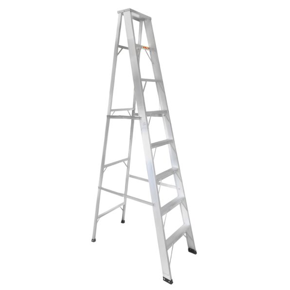 บันไดอลูมิเนียม ทรงA 8 ขั้น NEWCON ขึ้น 1 ทาง