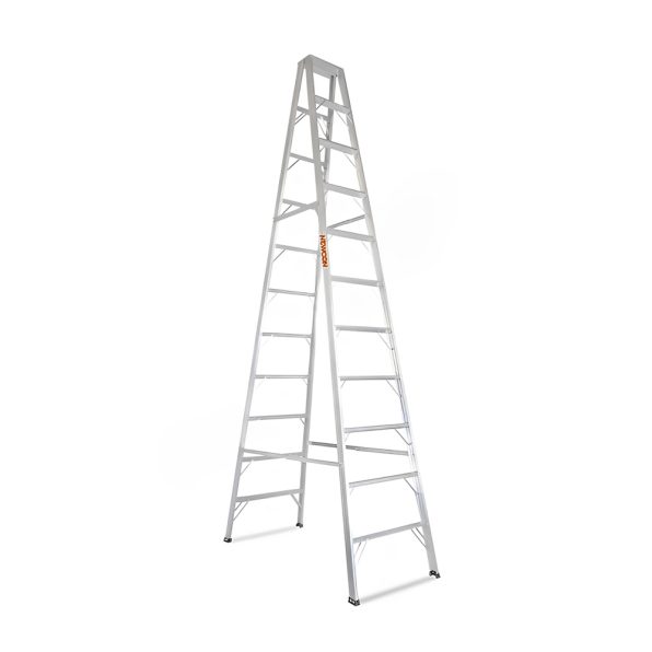 บันไดอลูมิเนียม ทรงA 11 ขั้น NEWCON ขึ้น 2 ทาง