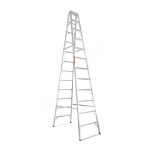 บันไดอลูมิเนียม ทรงA 12 ขั้น NEWCON ขึ้น 2 ทาง