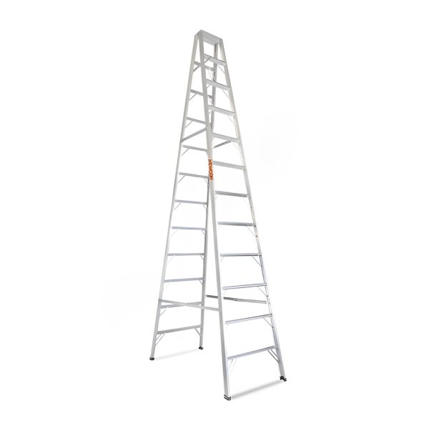 บันไดอลูมิเนียม ทรงA 12 ขั้น NEWCON ขึ้น 2 ทาง