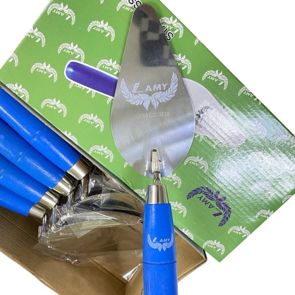 เกรียงแหลมก่ออิฐ เกรียงสามเหลี่ยม สแตนเลส LAMY กล่องสีเขียว