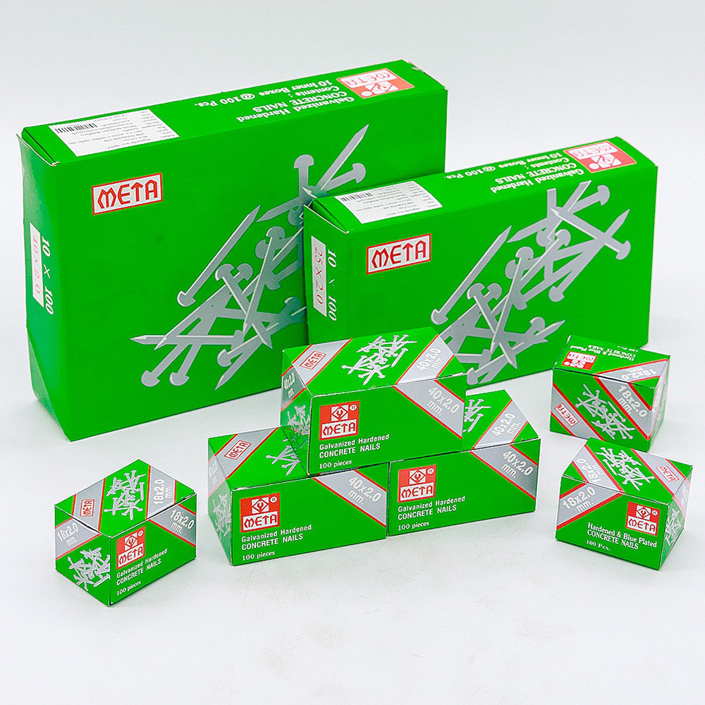 ตะปูคอนกรีตขาว META