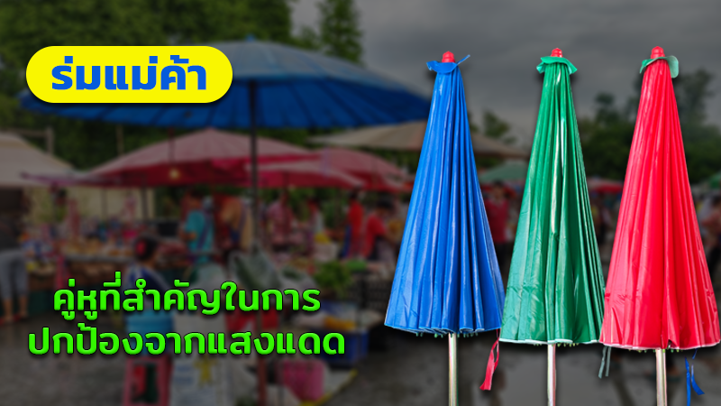 ร่มแม่ค้า คู่หูที่สำคัญในการปกป้องจากแสงแดด