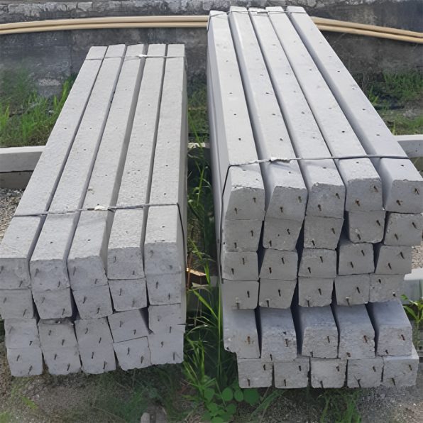 เสารั้วลวดหนาม เสารั้วลวดหนาม หน้า 4 นิ้ว รูป2