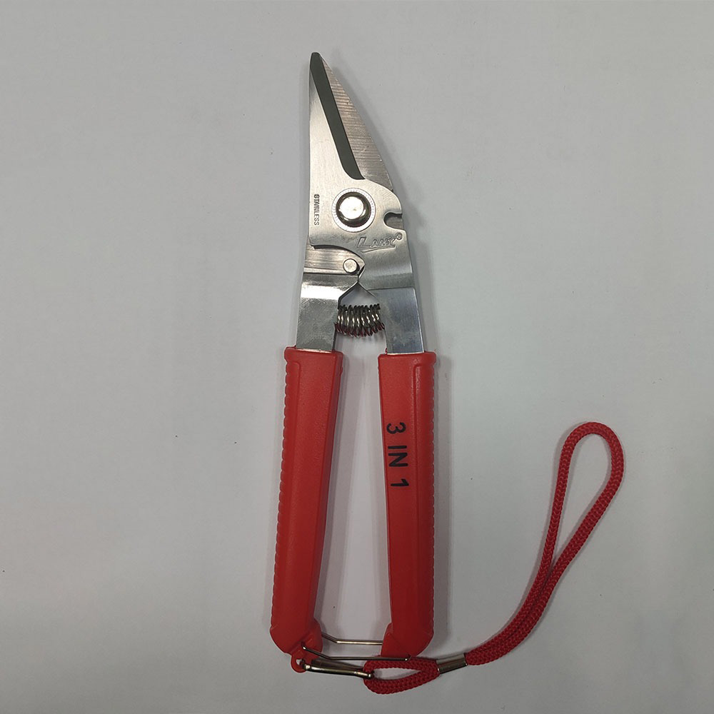 กรรไกรตัดเหล็กอเนกประสงค์ W838 8 นิ้ว ตรา LAMY ตัดซีลายน์ รูป2