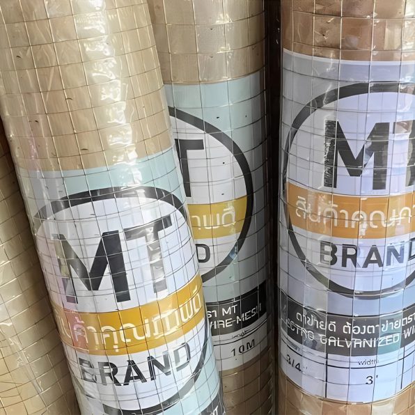 ลวดตาข่าย MT เทา ม้วนเล็ก รูป2