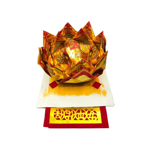 PKG กระทงดอกบัวทอง + กระดาษหงิ่งเตี๋ย รูป3