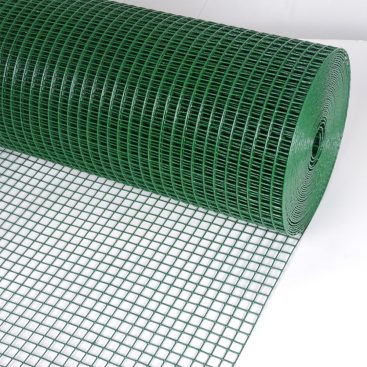 ลวดตาข่าย ชุบ PVC สีเขียว