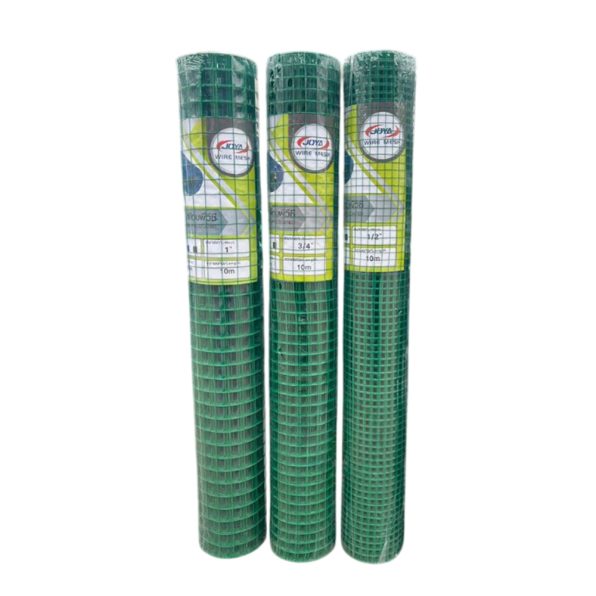 ลวดตาข่าย JOYA ชุบ PVC สีเขียว