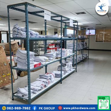 การเลือกใช้ขนาดและความหนาของเหล็กฉากเจาะรูในการทำชั้น-2