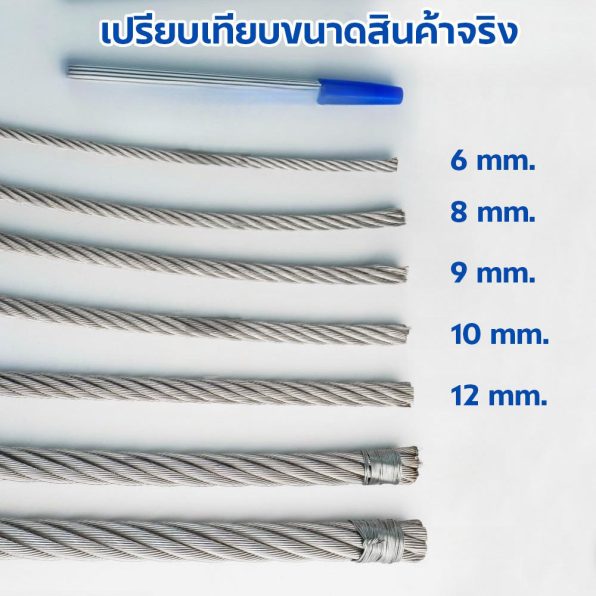 ลวดสลิงไส้เหล็ก รูป6
