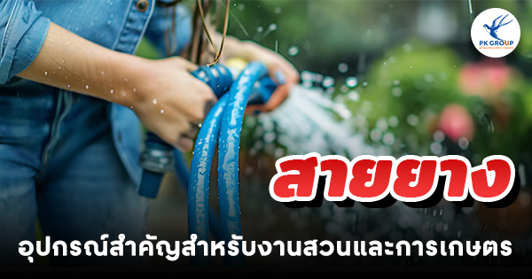 สายยางรดน้ำ อุปกรณ์สำคัญสำหรับงานสวนและการเกษตร
