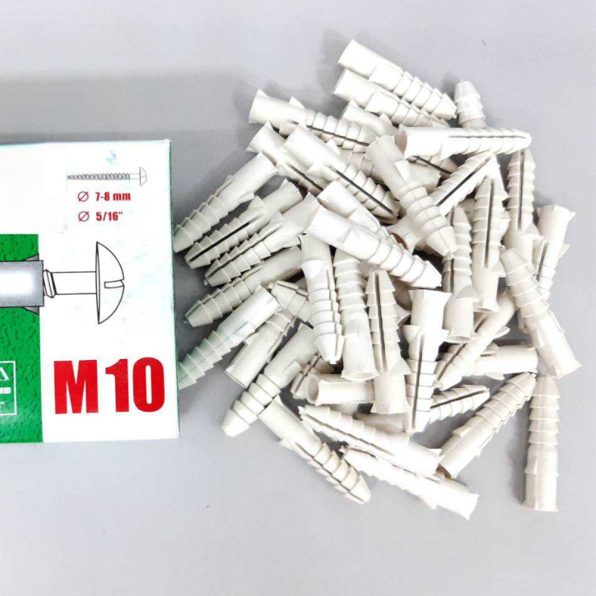 พุกพลาสติก เบอร์ 10 สีขาว EAGLE ONE รูป3