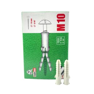 พุกพลาสติก เบอร์ 10 สีขาว EAGLE ONE
