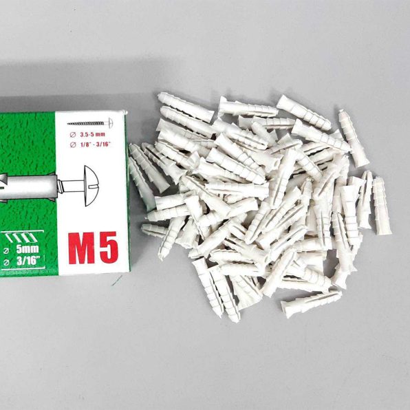 พุกพลาสติก เบอร์ 5 สีขาว EAGLE ONE รูป3