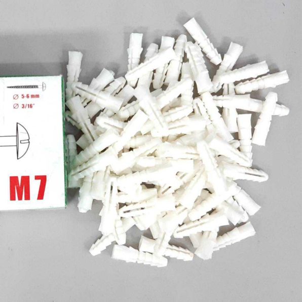 พุกพลาสติก เบอร์ 7 สีขาว EAGLE ONE รูป3