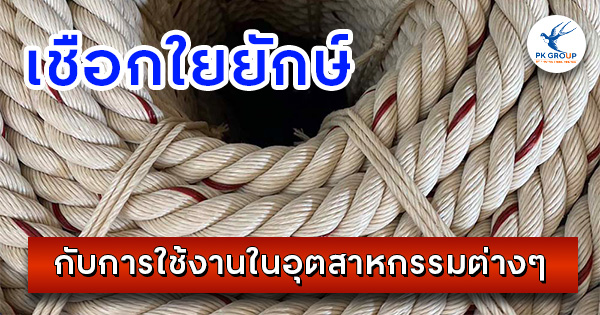 เชือกใยยักษ์กับการใช้งานในอุตสาหกรรมต่างๆ