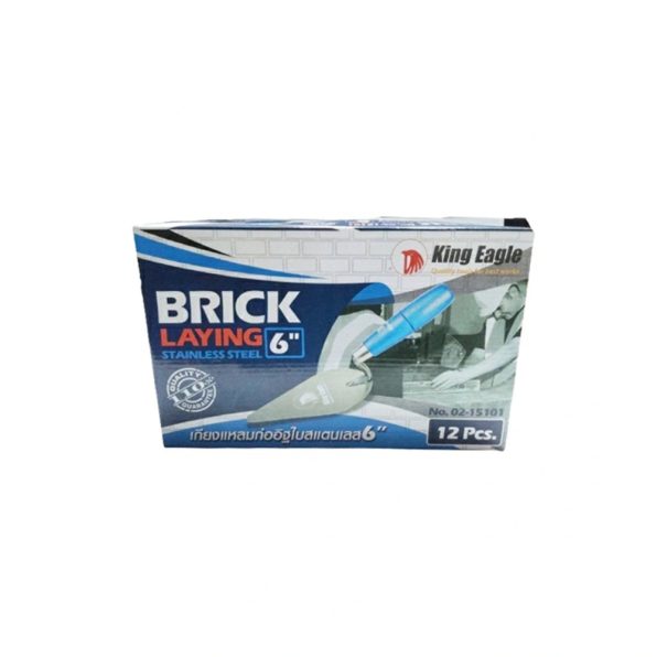 เกรียงแหลมก่ออิฐ เกรียงสามเหลี่ยม สแตนเลส KING EAGLE รูป2