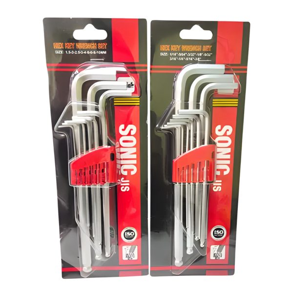 กุญแจหกเหลี่ยม 9 ตัวชุด SONIC หัวบอล รูป3