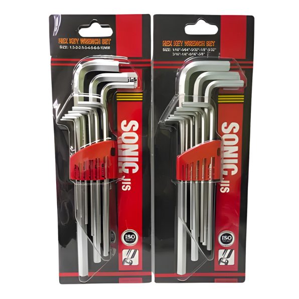 กุญแจหกเหลี่ยม 9 ตัวชุด SONIC หัวตัด รูป3