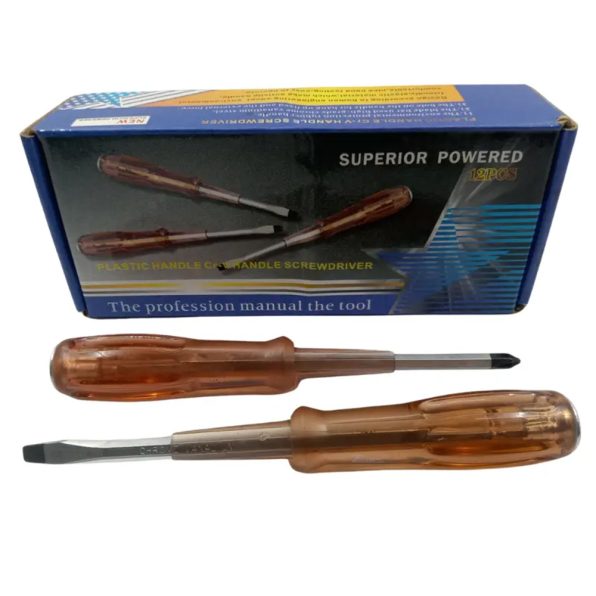 ไขควงด้ามอะคริลิคชมพูตอกได้ ZQUN รูป2