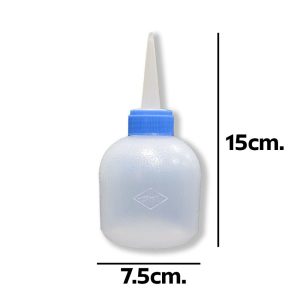 กาบีบน้ำมัน PVC ใบใหญ่ หัวจุกน้ำเงิน รูป4