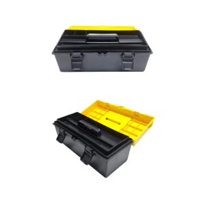 กล่องเครื่องมือพลาสติก สีเหลืองดำ รูป3