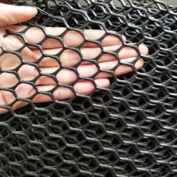 ตาข่ายหกเหลี่ยม PVC สีดำ รูป4