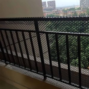 ตาข่ายหกเหลี่ยม PVC สีดำ รูป6