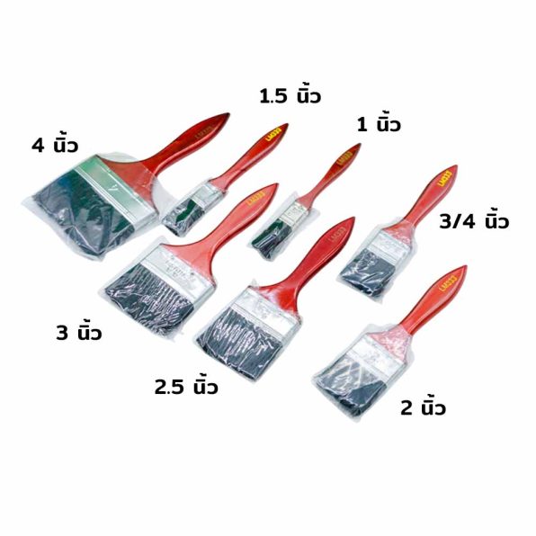 แปรงทาสี รุ่นขนดำธรรมดา LM รูป2