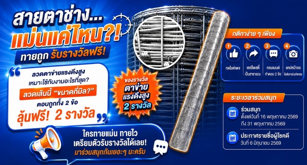 แจกตาข่ายแรงดึง