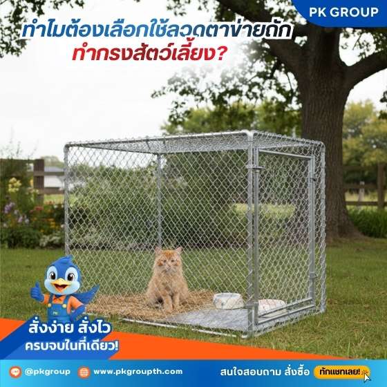 วิธีทำกรงสัตว์เลี้ยงด้วยลวดตาข่ายถัก แข็งแรง ปลอดภัย ในงบประหยัด-3